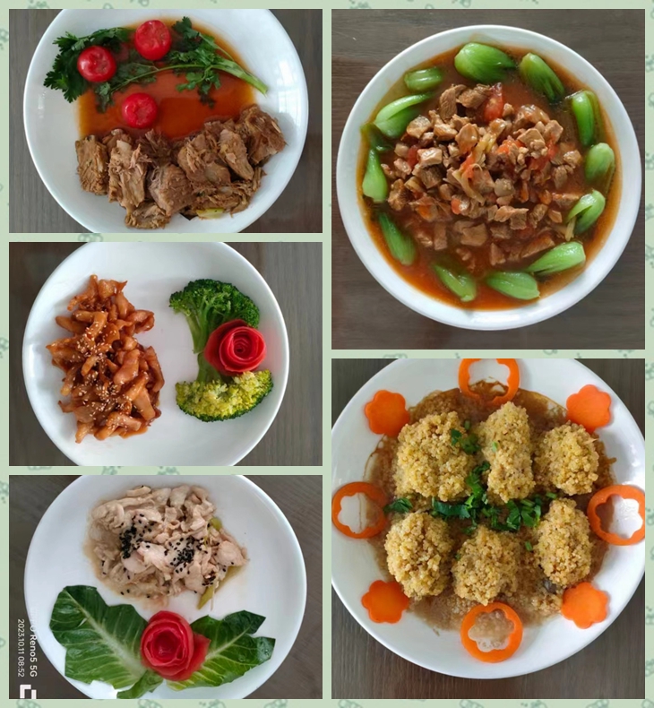 西安燕子月嫂豆鹏红制作的月子餐